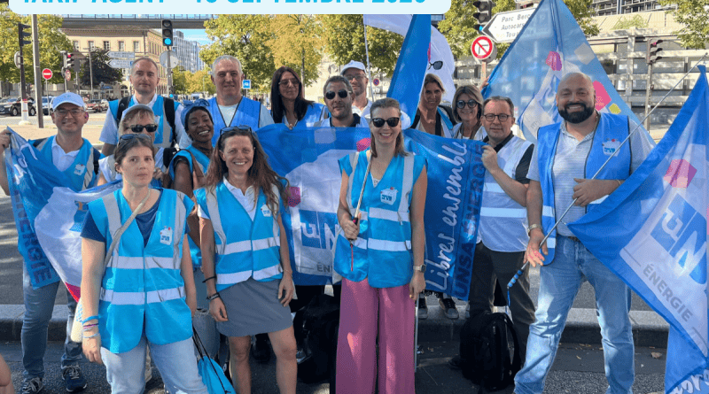 UNSA ENERGIE mobilisation du 15 septembre à Bercy